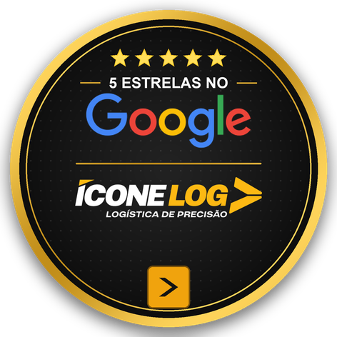 5 estrelas no Google — Ícone Log, logística de precisão
